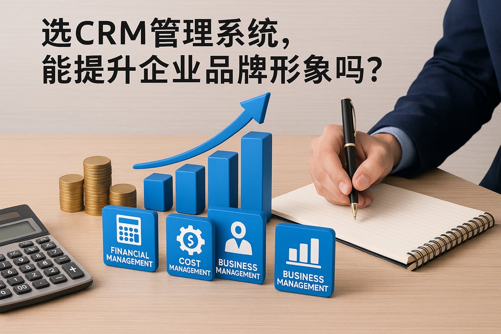 选 CRM 管理系统，能提升企业品牌形象吗？